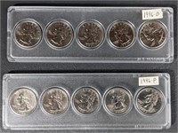 1996 State Quarter Sets, D & P Mints