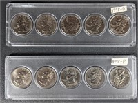 1998 State Quarter Sets, D & P Mints