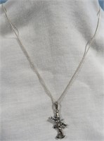 STERLING 925 CHIMNEY SWEEP CHARM NECKLACE