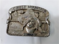Ghost Mountain Belt Buckle