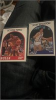 2 Cards Lot: Scottie Pippen And John Stockton
