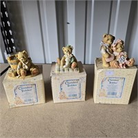 Cherished Teddies Figurines W Boxes