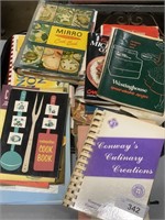 Vintage cook books.