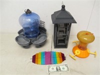 Lot of Outdoor/Bird Accessories - Feeders &