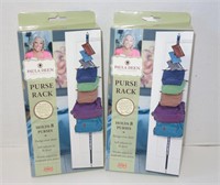 QTY 2-Paula Deen Door Hanging Purse Rack