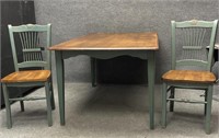 Table and Two Chairs