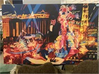 32x40 Stedman Las Vegas Print on Canvas