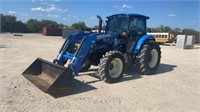 New Holland T4.100 Cab Air w/655TL Loader/Bucket