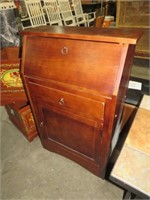 CHERRY FINISH 2 DO/1 DR DROP FRONT SECRETARY