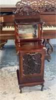 Mahogany Queen Anne Coal Hod Stand