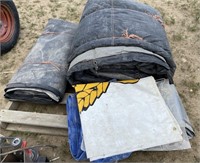 Pallet of Tarps Includes