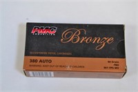 PMC Bronze .380 Auto 90gr .380 Auto - 850 rds