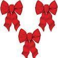 NEW Large Christmas Bows 12"X18" (3 in lot)