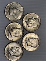 5-40% Silver Kennedy  Halves-Different Dates