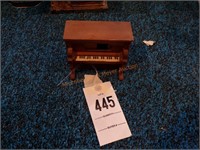 Wind up musical small piano