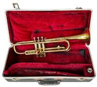 Vintage Trumpet with Case
