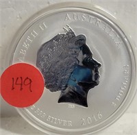 2016 YEAR OF THE MONKEY 2 OZ. SILVER ROUND