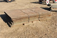 (42) Sheets of 4FTx8FTx1/4" Treated Ply Wood