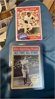 2 Cards Lot Reggie Jackson and Babe Ruth
