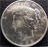 1923-S Peace Silver Dollar - Coin