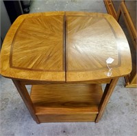 Nice End table With Sliding Tray