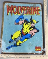 Wolverine marvel metal sign