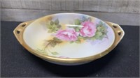 Nippon Hand Painted Bowl & Signed 9.5"