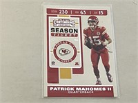 2019 Patrick Mahomes Contenders Football Card