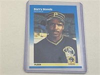 1987 Barry Bonds Fleer Rookie Baseball Card