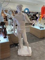David Sculpture with Blue Ball
