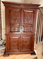 2 PC TV STAND/ ARMOIRE
