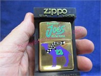new old stock zippo lighter (smokin joes racing23)