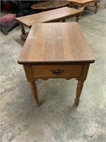 TELL CITY "Hard Rock Maple" End Table w/ Drawer