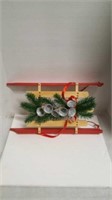 Wooden craft sleighs 6 piece