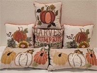 Fall Pumpkin & Thanksgiving Throw Pillows