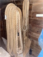 2 large spools of barn rope