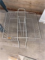 Double basket, bike rack