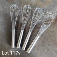 4x 14 Inch Whisks