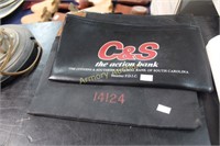 VINTAGE BANK BAGS - C&S