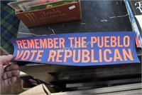 REMEMBER THE PUEBLO VOTE REPUBLICAN STICKER