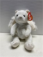 Rare Retired Ty Beanie Baby Heavenly bear