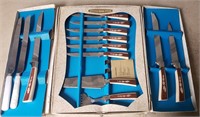 Sheffield Stainless Knife Set, Mostly Complete