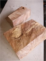 Spalted Maple Blocks 13x9x6 and 10x8x5"