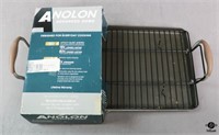 Anolon Double Burner Griddle w/Rack