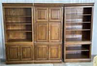 (S) Wooden Entertainment Center/ Bookcases
(All