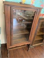 Antique Curio Display Cabinet