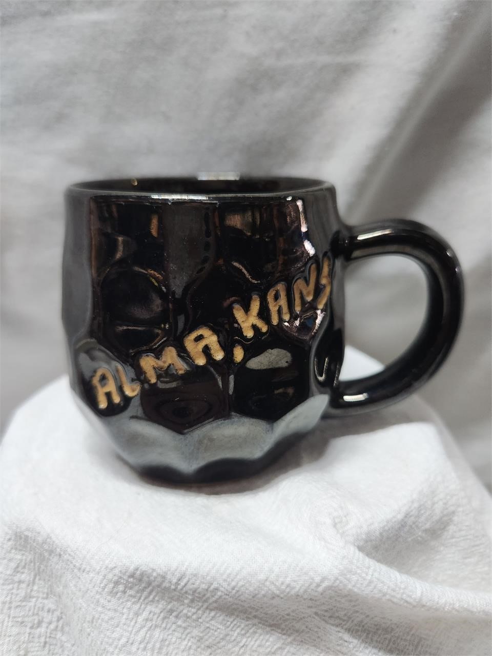 Pottery Mug Marked Alma KS