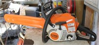 Stihl MS181C chain saw with bar cover,