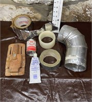 Tape Glue Pipe fitting leather pouch