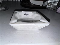 MILK GLASS ASHTRAY